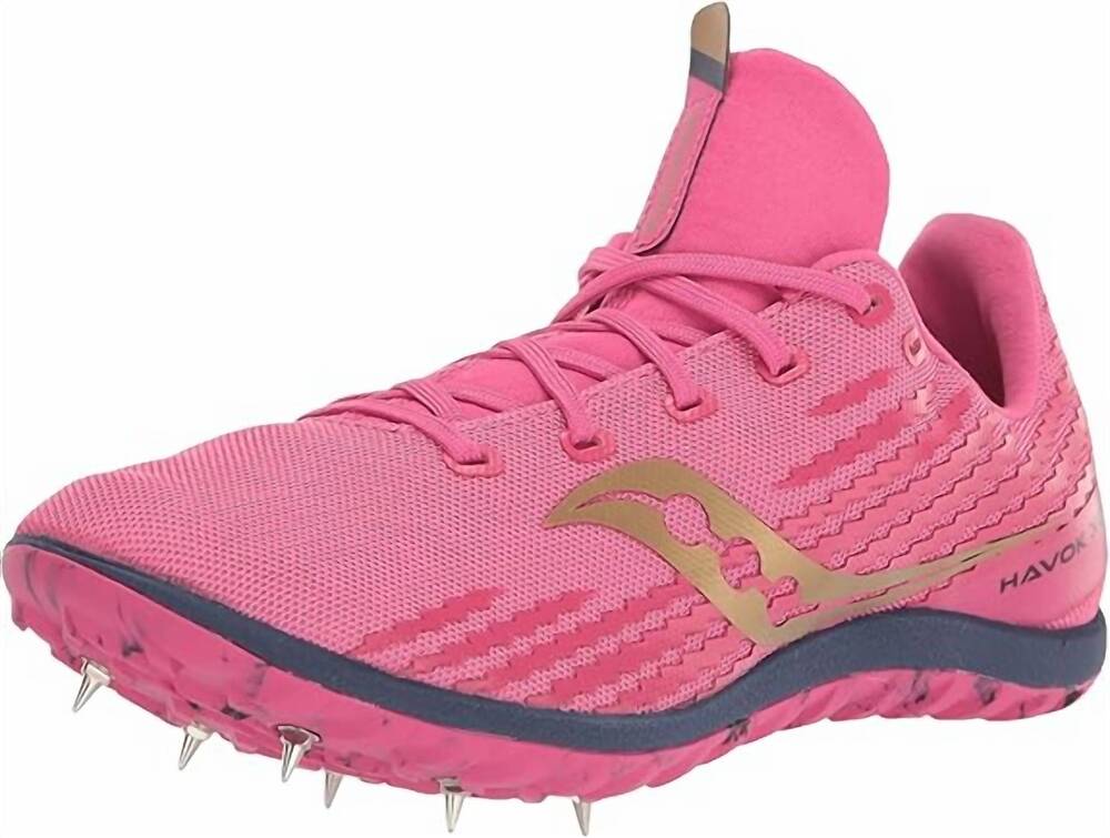 NEW SAUCONY women's havok xc3 cross-country racing shoe in prospect quartz